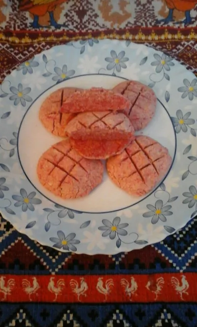 Кукурузное печенье из окары