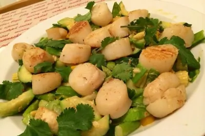 Тайское рагу с гребешками