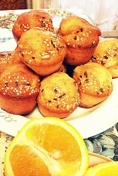 Маффины с апельсиновой цедрой