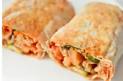 Шаурма домашняя с курицей