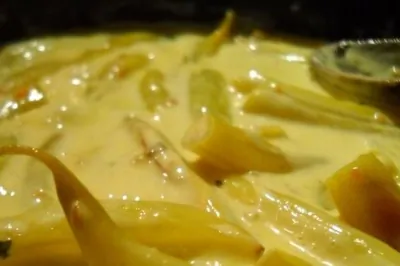 Фасоль в сливках