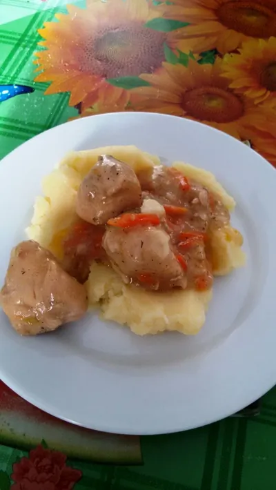 Подлива из курицы для пюре