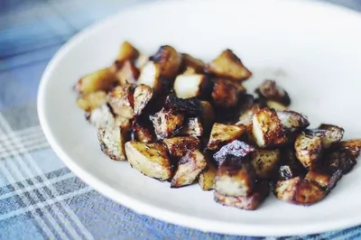 Картофель, запеченный с бальзамическим уксусом
