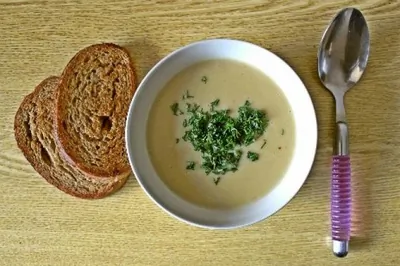 Нежный чесночный крем-суп