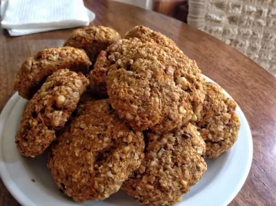 Овсяно-морковное печенье на ржаной муке