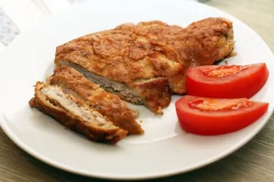 Свиная корейка в соевом кляре