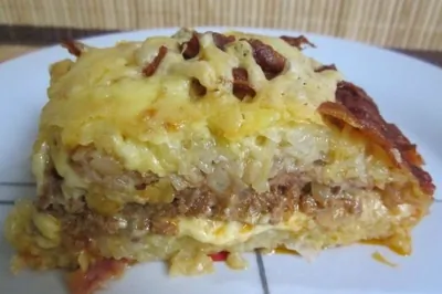 Мясная запеканка