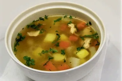 Уха из лосося в мультиварке