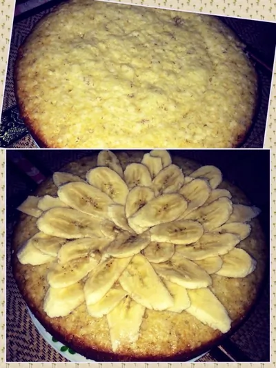 Банановый пирог в мультиварке