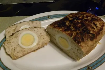 Куриный рулет с яйцом