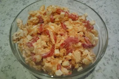 Салат с маринованным перцем