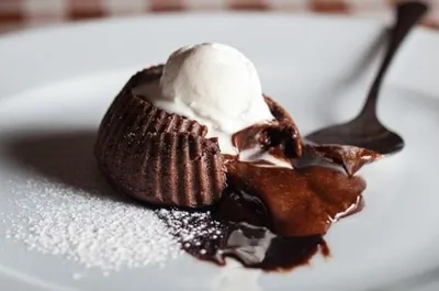 Шоколадный фондан с крахмалом