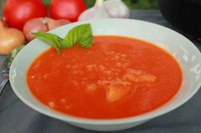 Томатный рыбный суп