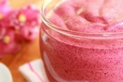 Чернично-яблочный мусс