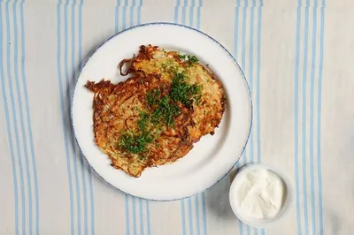 Драники с квашеной капустой