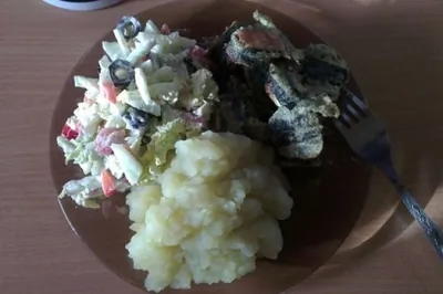 Вегетарианская «рыба» из сыра и нори