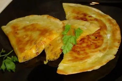 Чебуреки с тыквой из лаваша