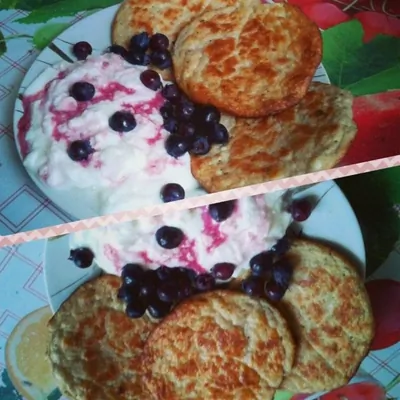 Творожно-банановоепеченье