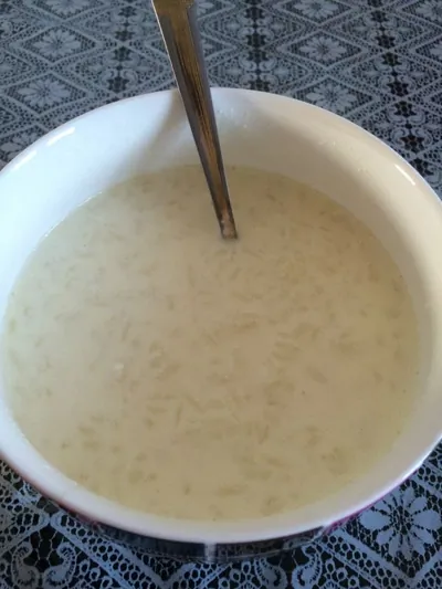 Молочная рисовая каша в мультиварке