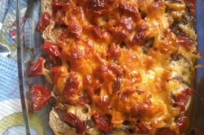Запеканка с баклажанами и говядиной