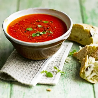 Крем-суп из запеченного перца