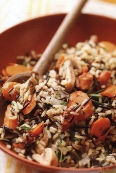 Ароматный рис с овощами