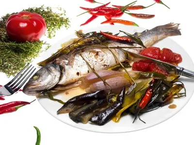 Рыба, запеченная в фольге