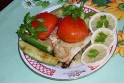 Филе рыбы по гречески (Саламис)