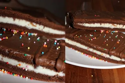 Бисквитные пирожные с сырным кремом «Киндер делис»