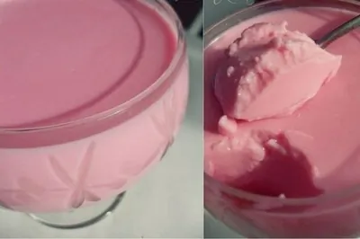 Сметанное желе с ягодами