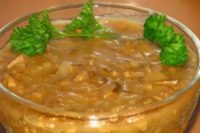 Соус из сухих грибов