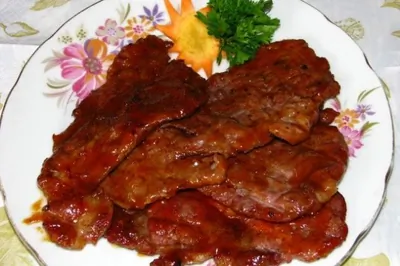 Свиная шейка в остро-сладком соусе