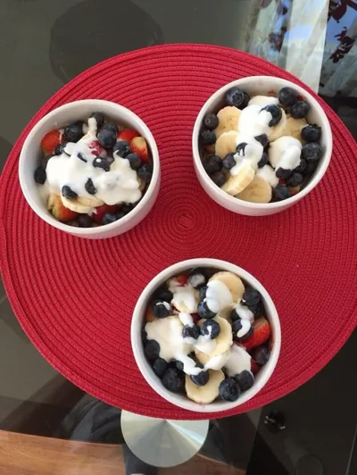 Овсянка с фруктами