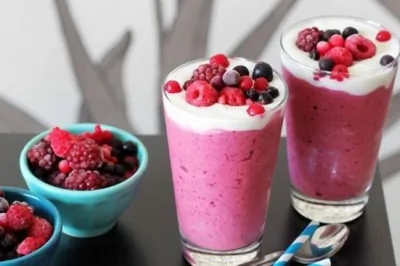 Ягодно-творожный мусс