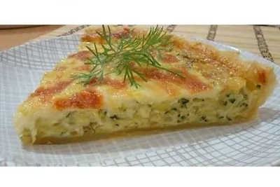 Пирог с кабачком