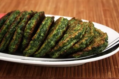 Оладушки с брокколи и сыром