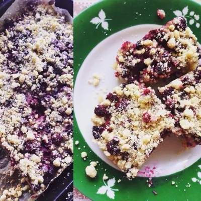 Летний пирог с ягодами