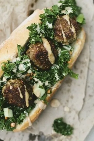 Баклажановые фрикадельки