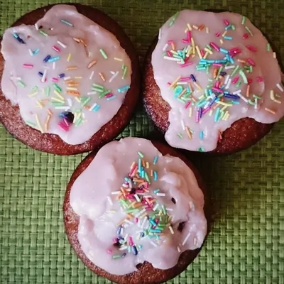 Ванильные капкейки с клубникой