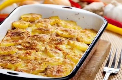 Картошка в сливках