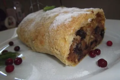 Венский штрудель с яблоками