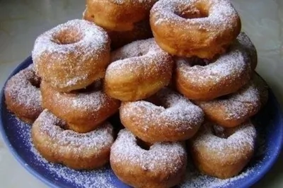 Творожные пончики