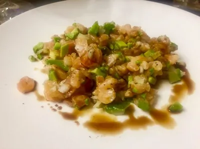 Тартар из слабосоленой семги