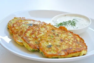 Нежные оладушки из кабачков