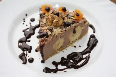 Банановый десерт.