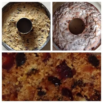 Рождественский кекс с сухофруктами и пряностями