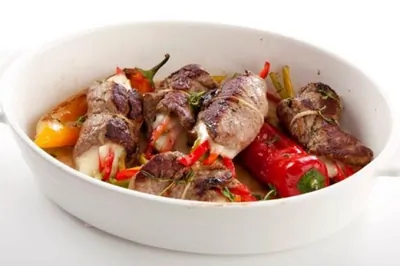 Рулетики из телятины с моцареллой Unagrande