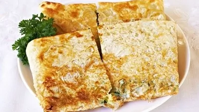 Лаваш с зеленью