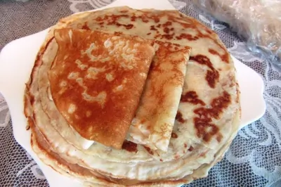 Блины тонкие обыкновенные