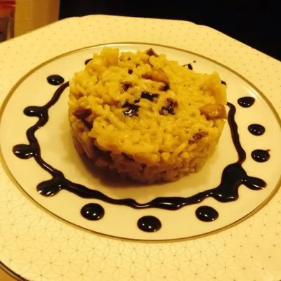 Ризотто с белыми грибами и трюфельным маслом